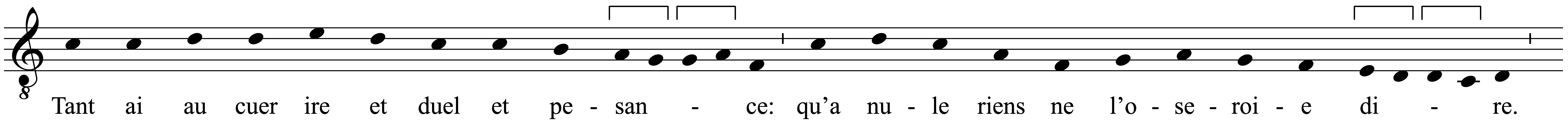 Work musical notation